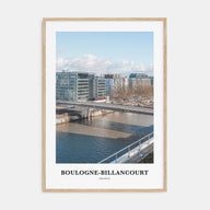 Boulogne-Billancourt Portrait Color Poster