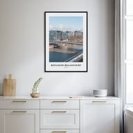 Boulogne-Billancourt Portrait Color Poster