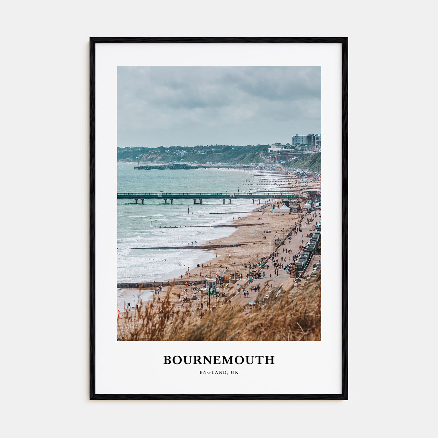 Bournemouth Portrait Color Poster