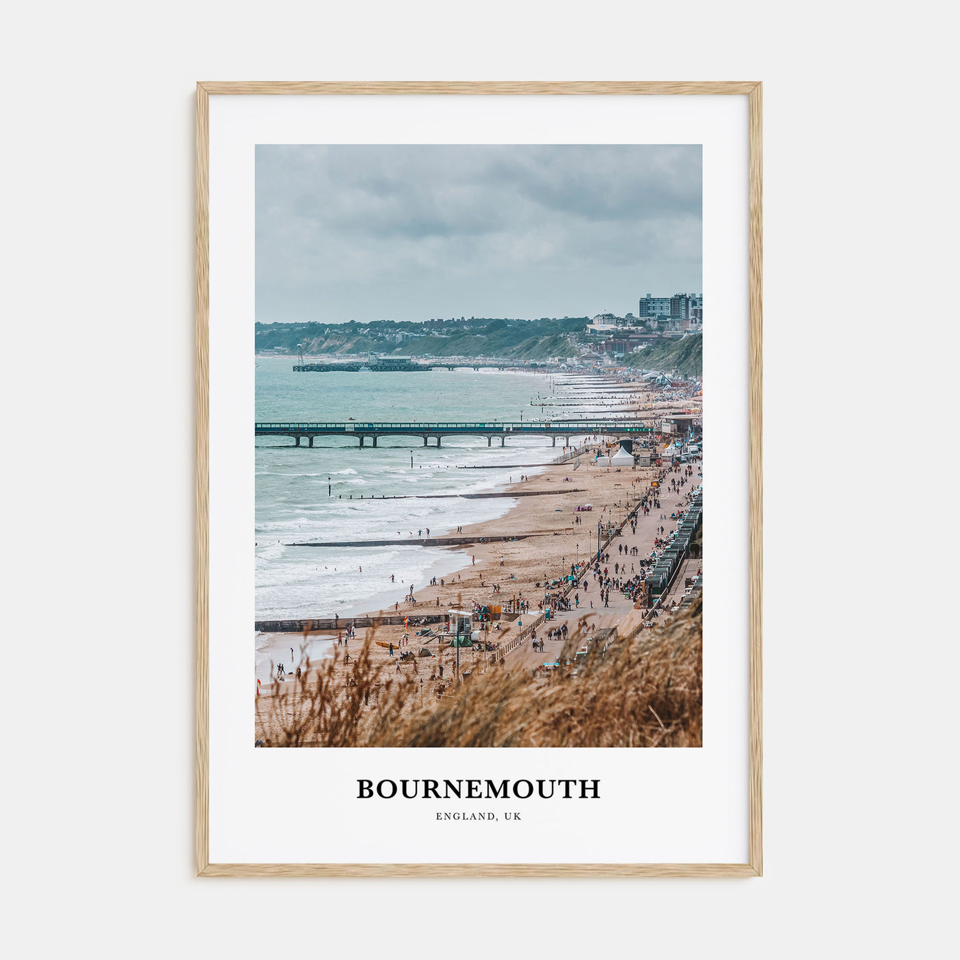 Bournemouth Portrait Color Poster
