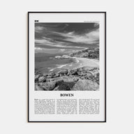 Bowen Travel B&W Poster