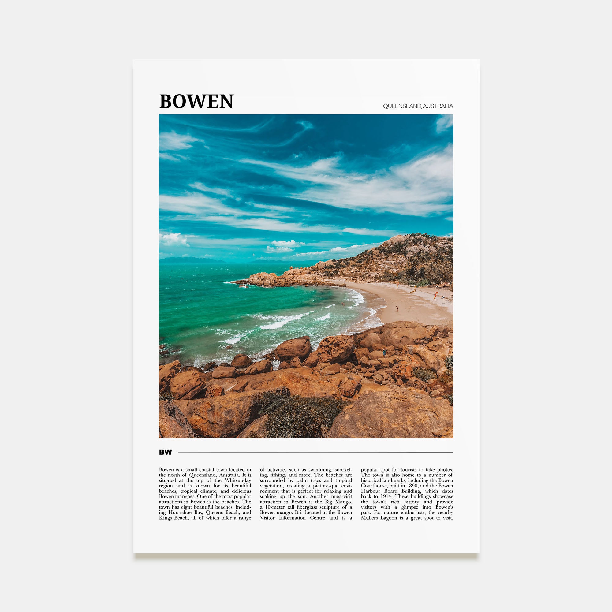 Bowen Travel Color Poster