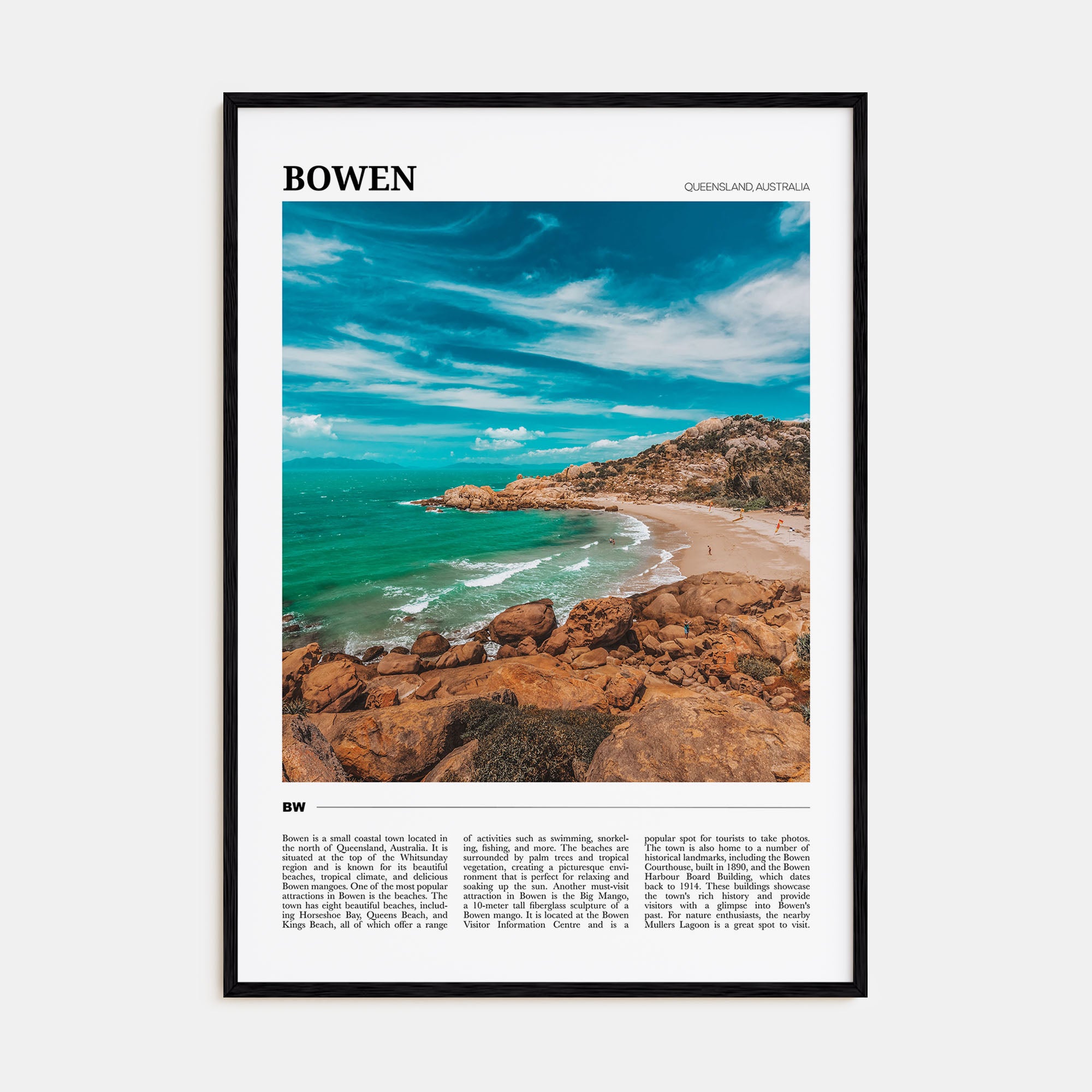 Bowen Travel Color Poster