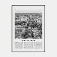 Bowling Green, Kentucky Travel B&W Poster