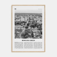 Bowling Green, Kentucky Travel B&W Poster