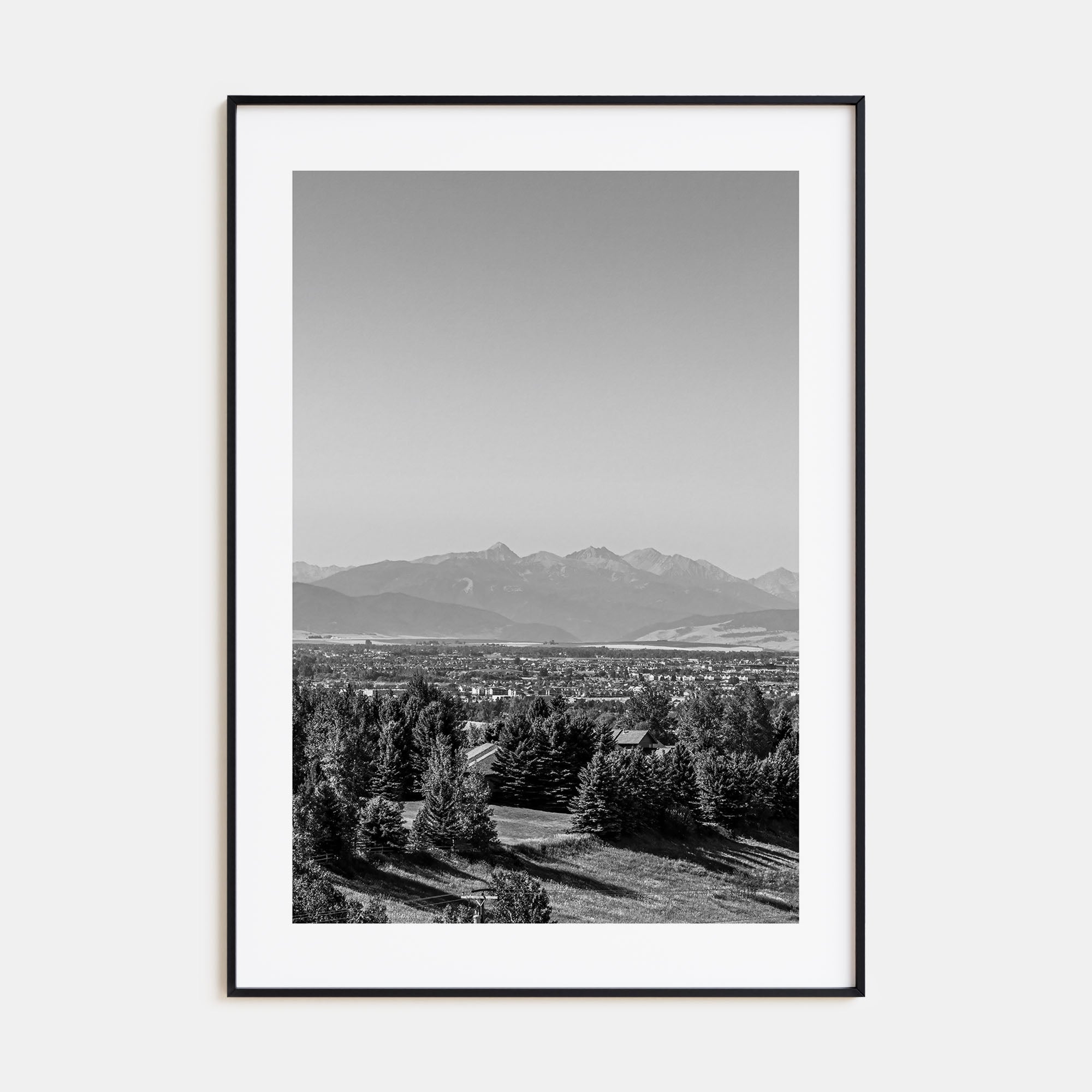 Bozeman Photo B&W Poster