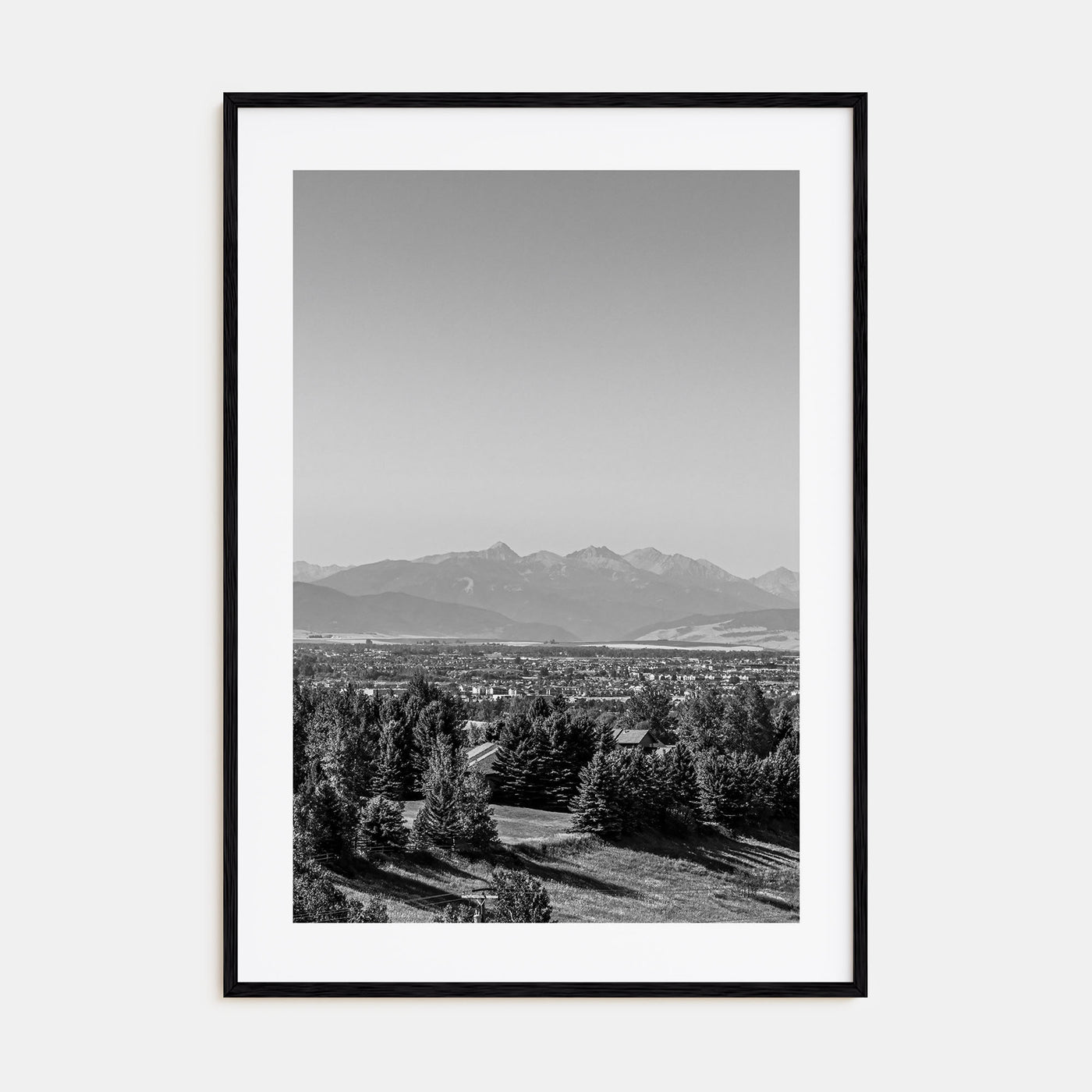 Bozeman Photo B&W Poster