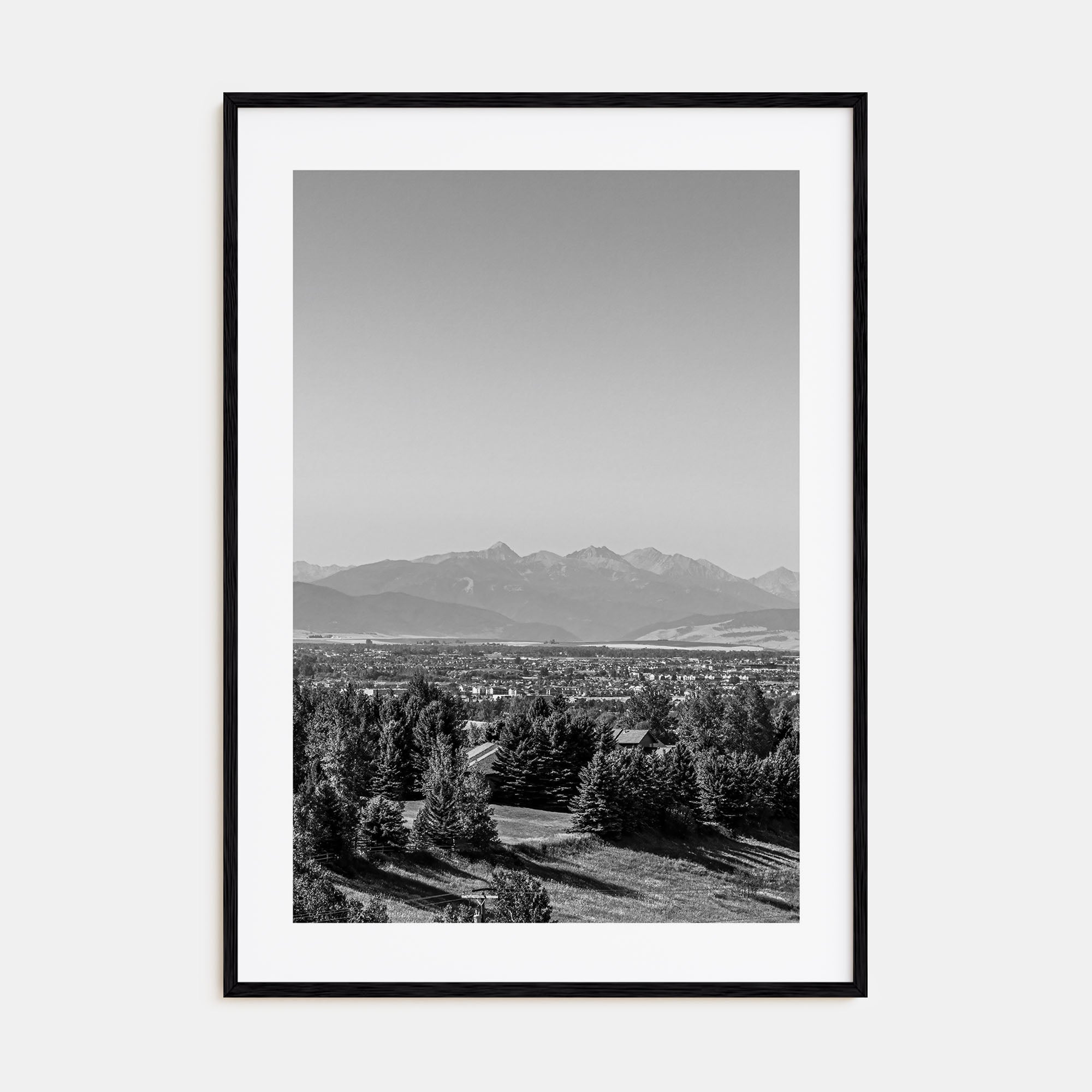 Bozeman Photo B&W Poster