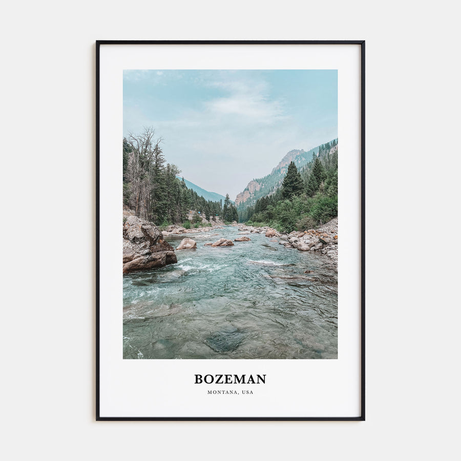 Bozeman Portrait Color Poster