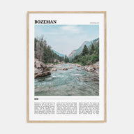 Bozeman Travel Color Poster