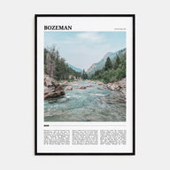 Bozeman Travel Color Poster