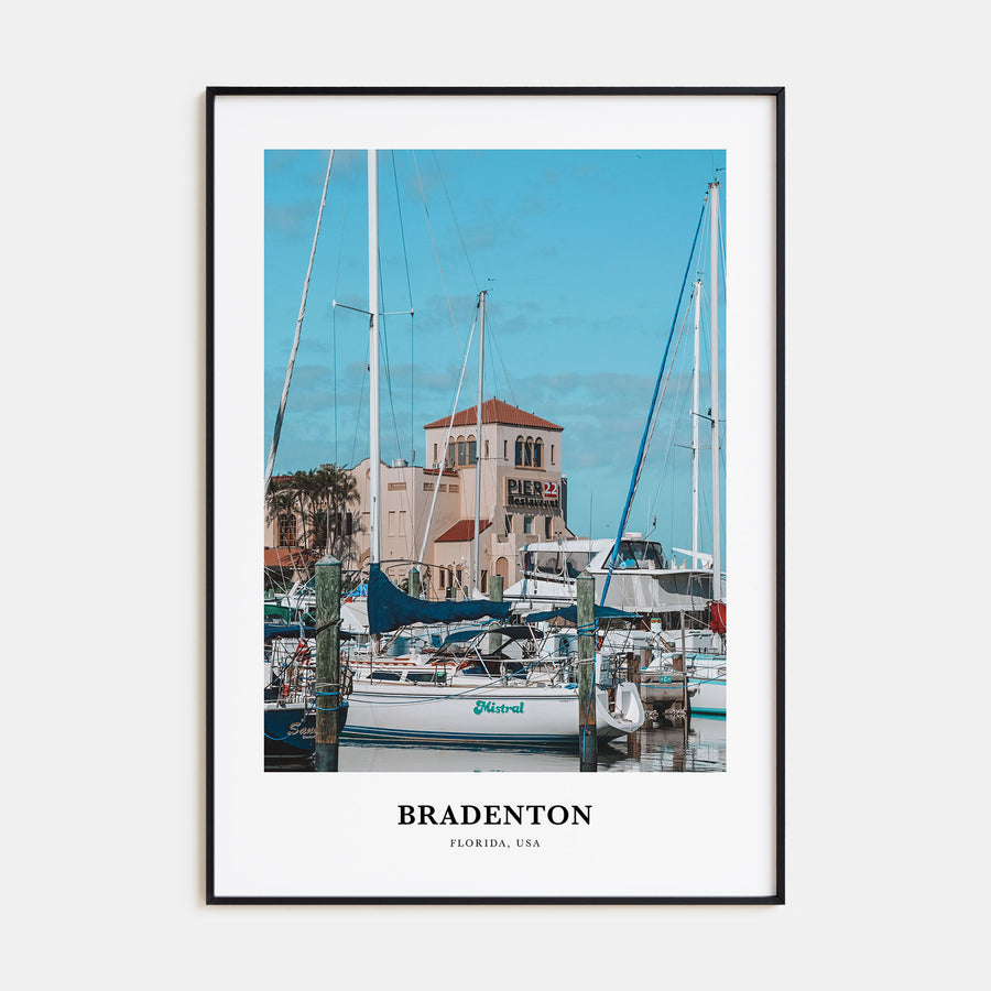 Bradenton Portrait Color Poster