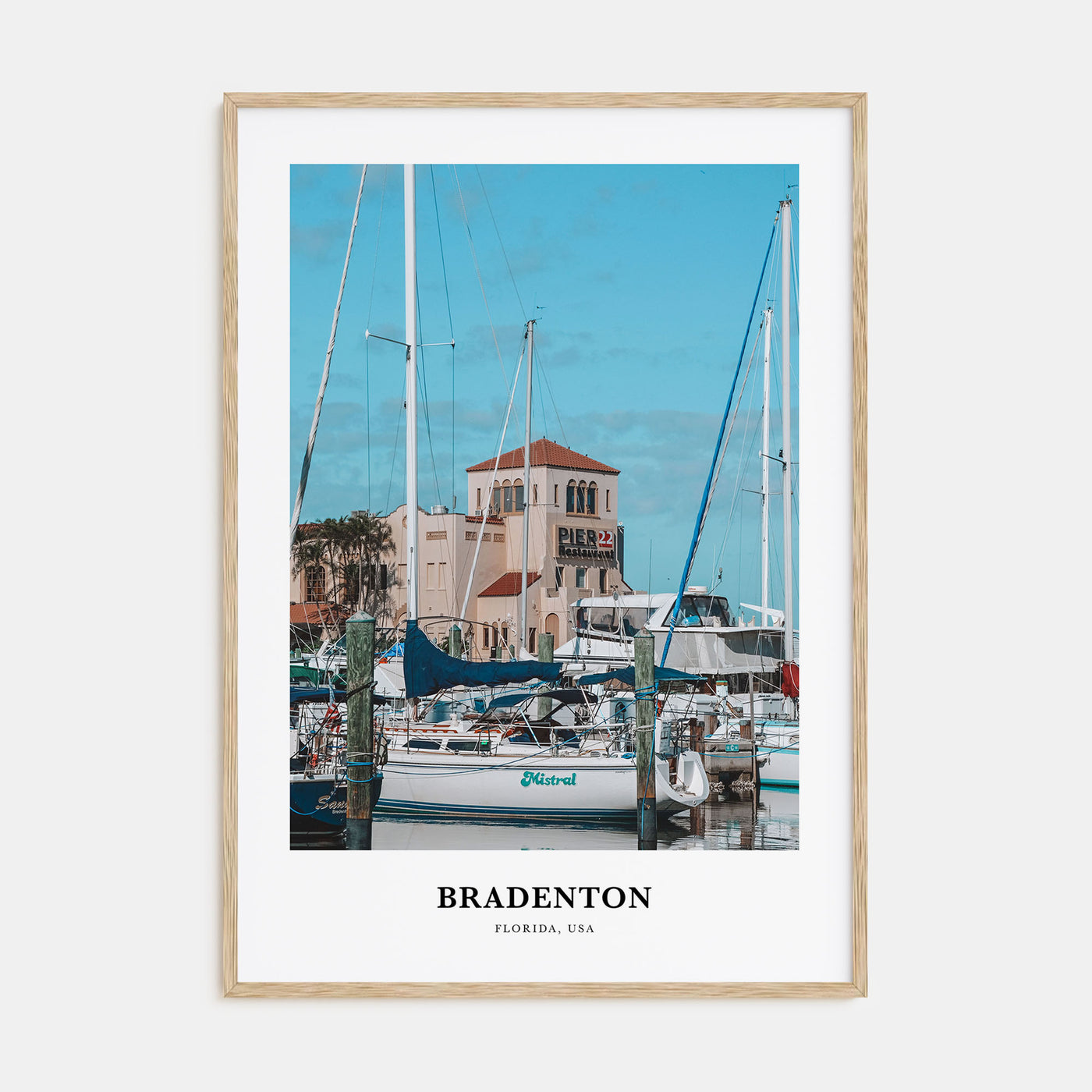 Bradenton Portrait Color Poster
