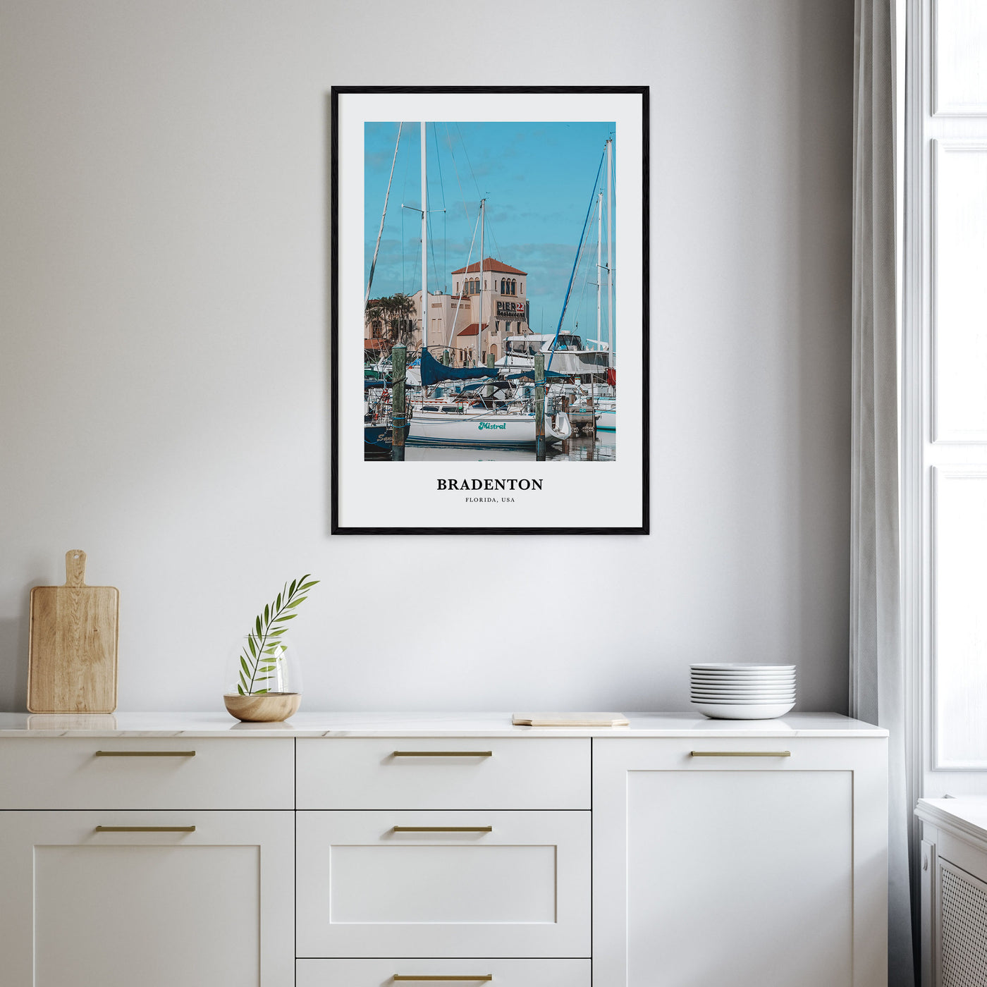 Bradenton Portrait Color Poster