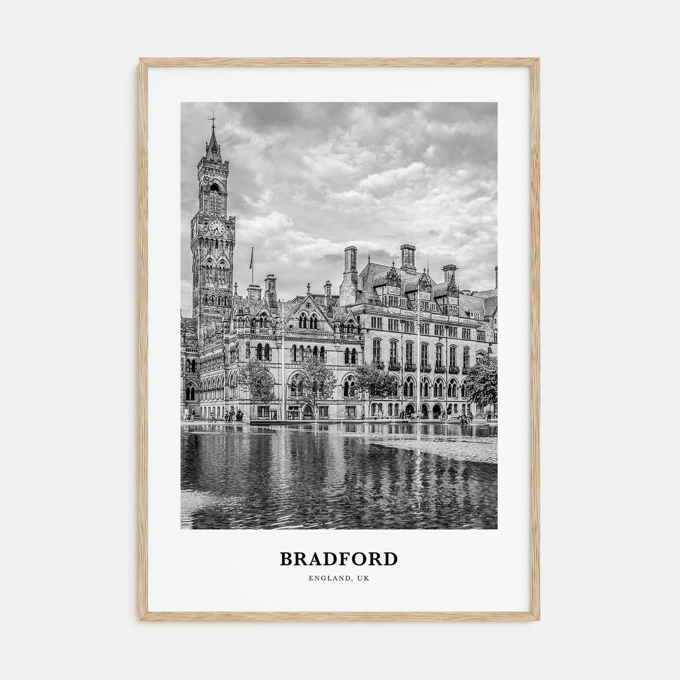 Bradford Portrait B&W Poster