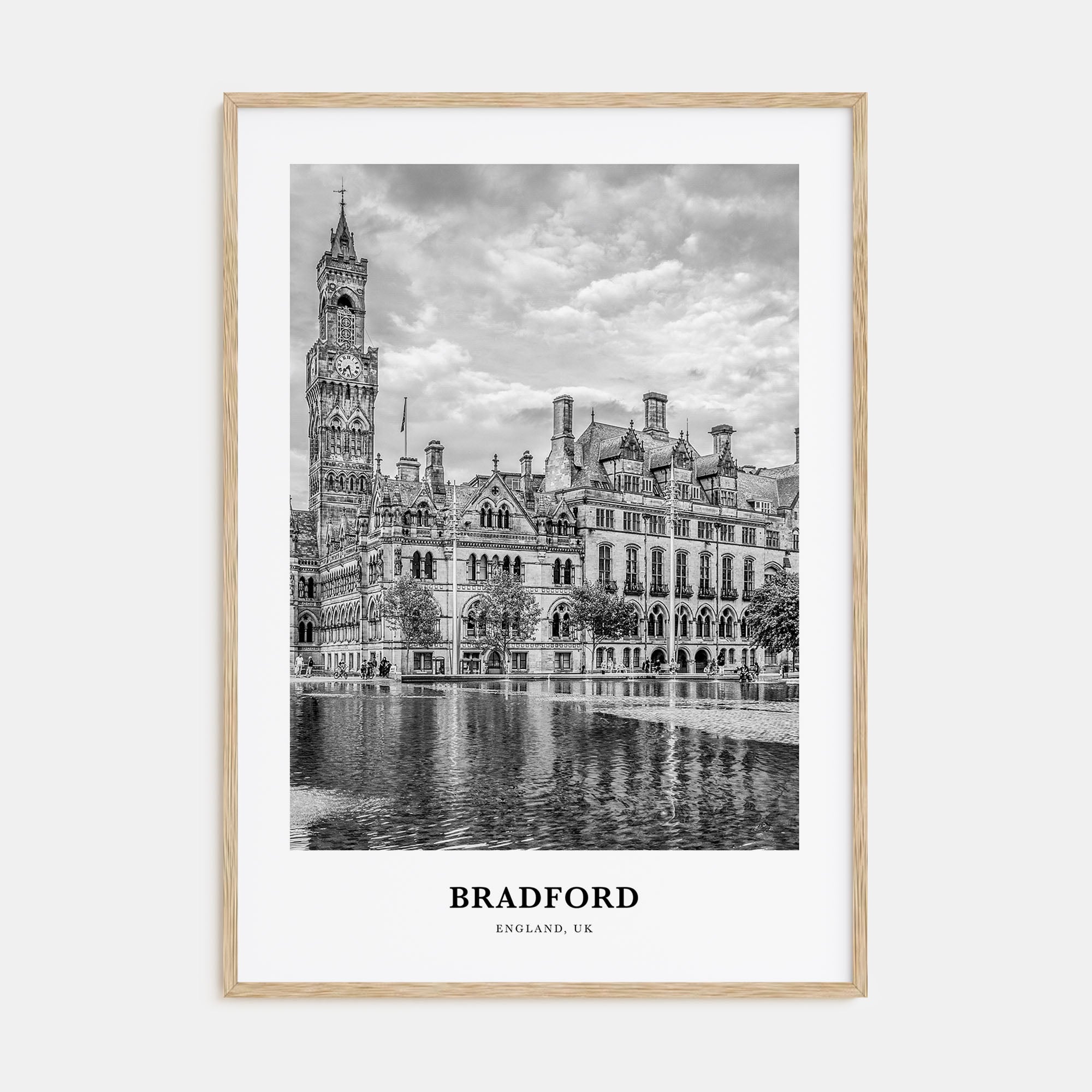 Bradford Portrait B&W Poster