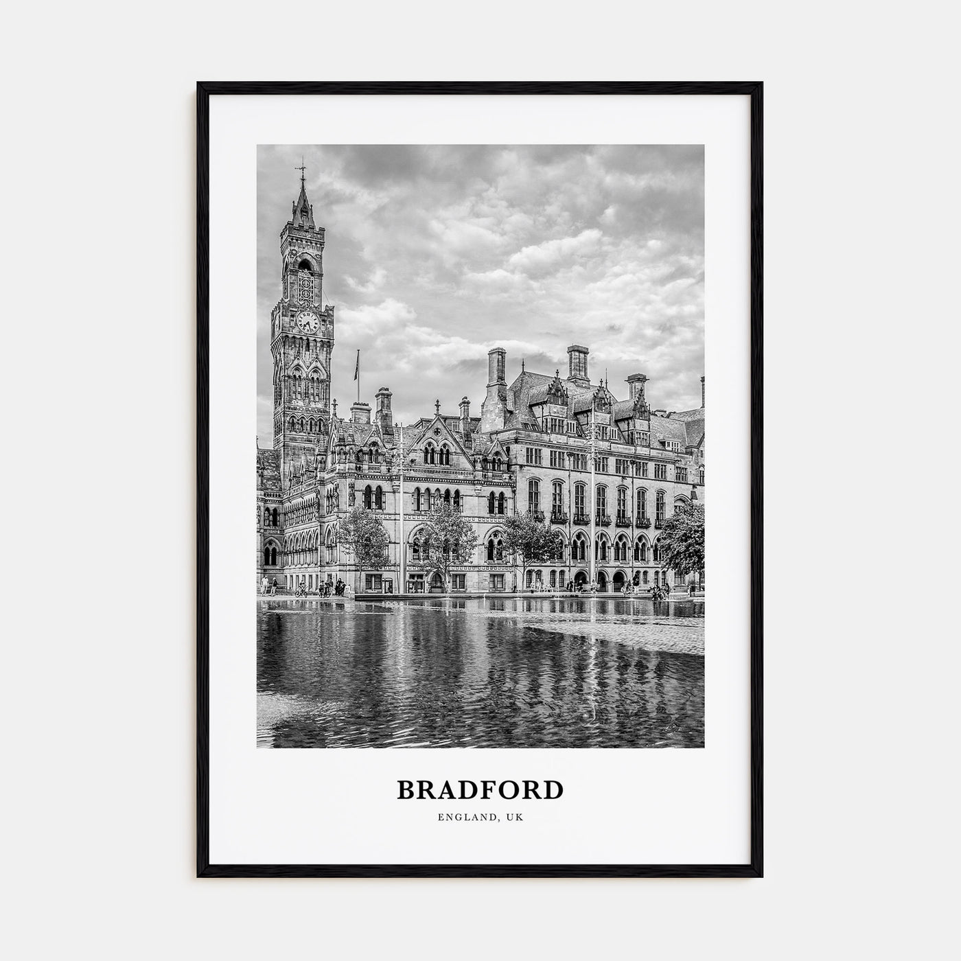 Bradford Portrait B&W Poster