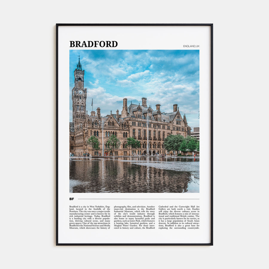 Bradford Travel Color Poster