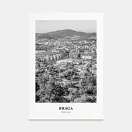 Braga Portrait B&W Poster