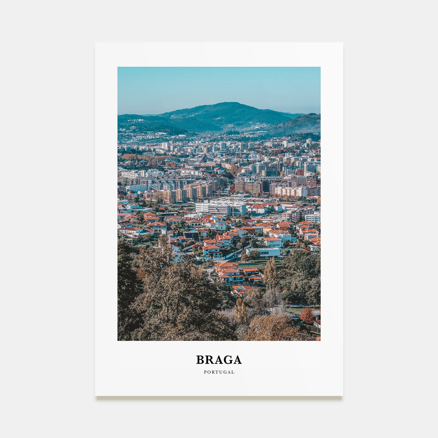 Braga Portrait Color Poster