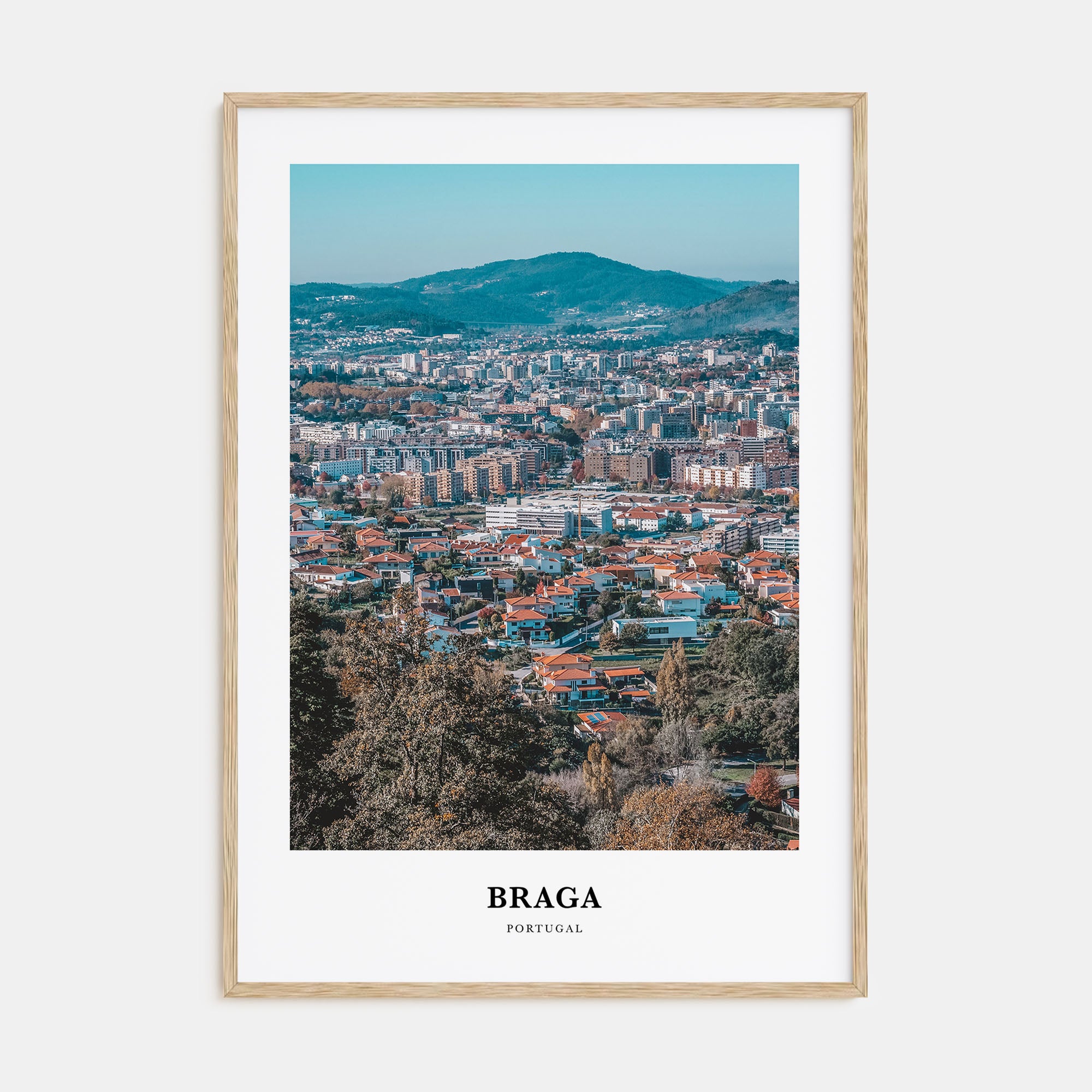 Braga Portrait Color Poster