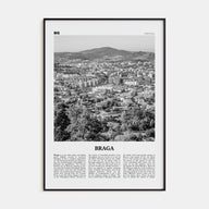 Braga Travel B&W Poster