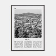 Braga Travel B&W Poster