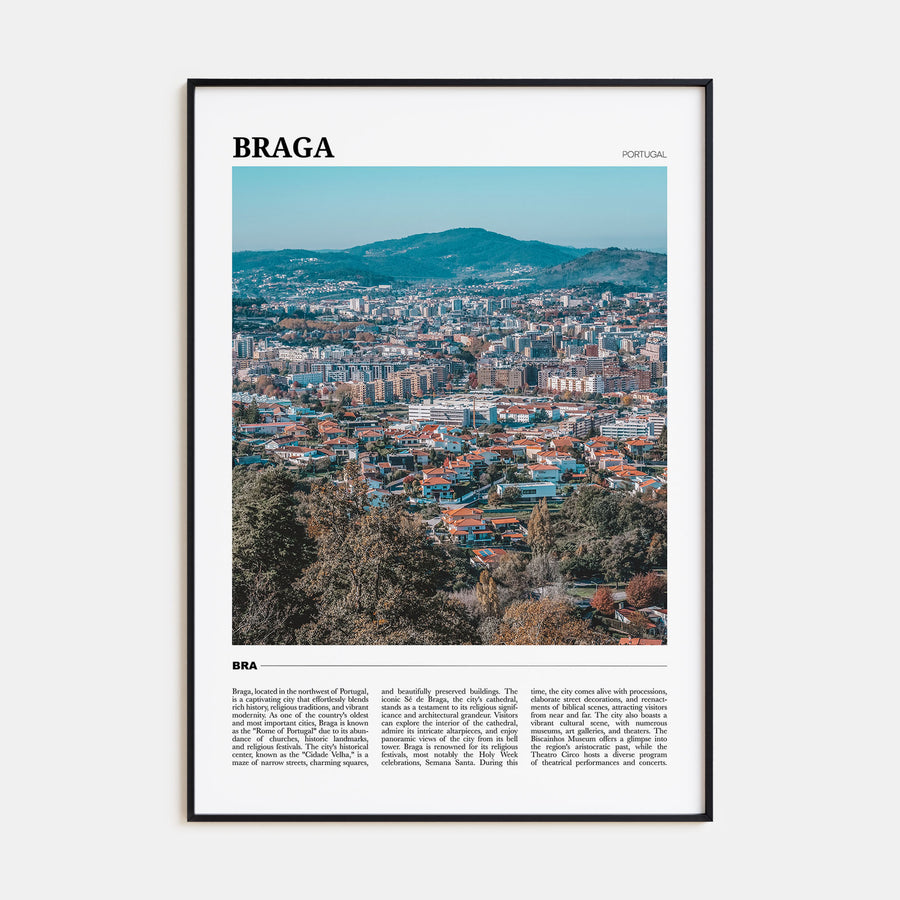 Braga Travel Color Poster