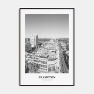 Brampton Portrait B&W Poster