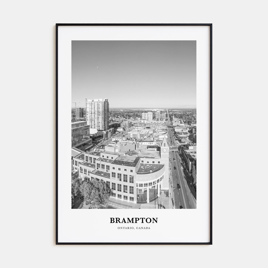 Brampton Portrait B&W Poster