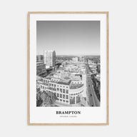 Brampton Portrait B&W Poster