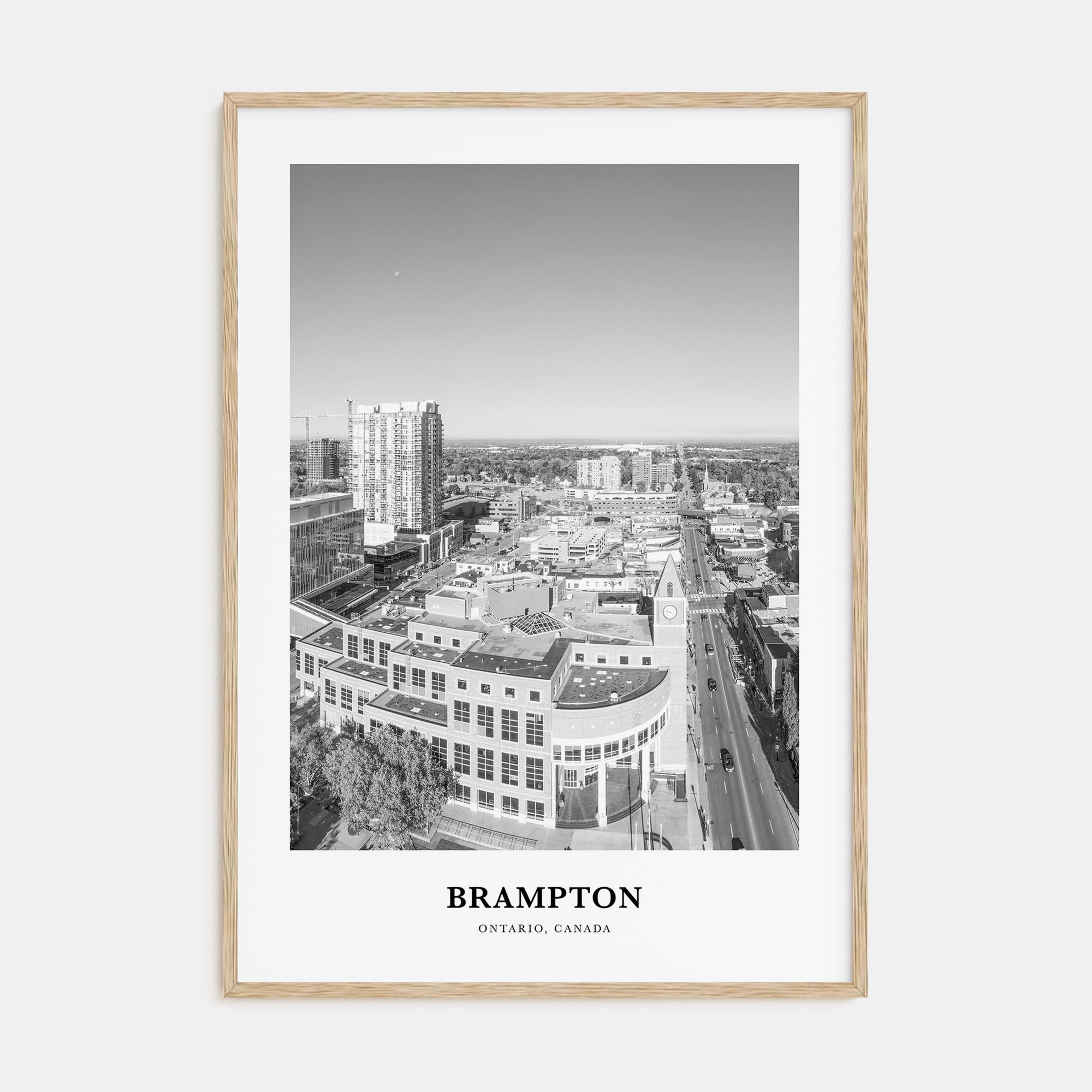 Brampton Portrait B&W Poster