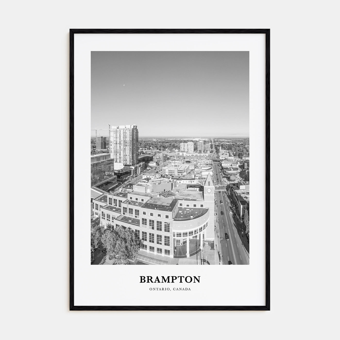 Brampton Portrait B&W Poster