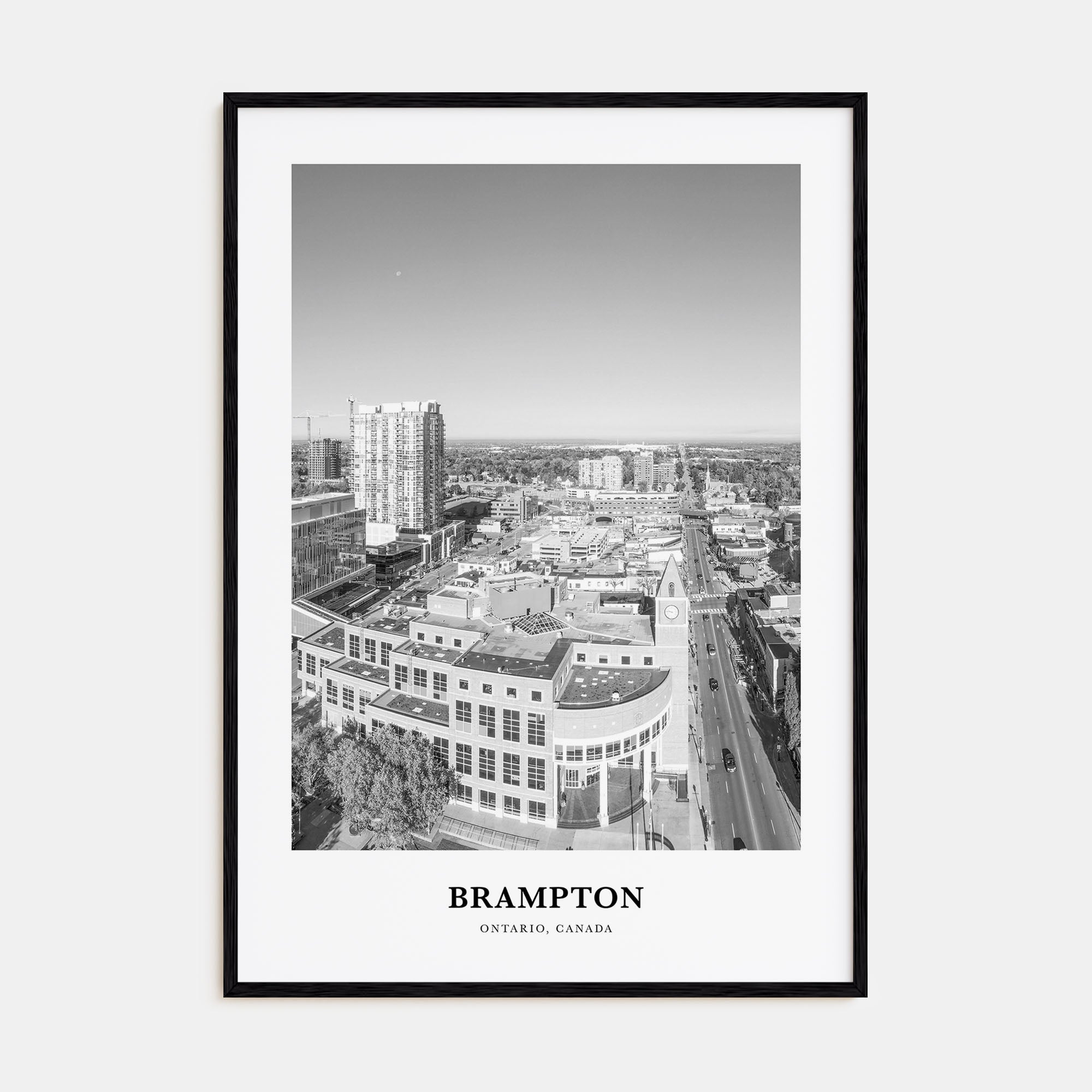 Brampton Portrait B&W Poster