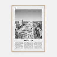 Brampton Travel B&W Poster