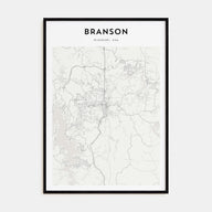 Branson Map Portrait Poster