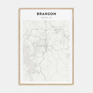Branson Map Portrait Poster