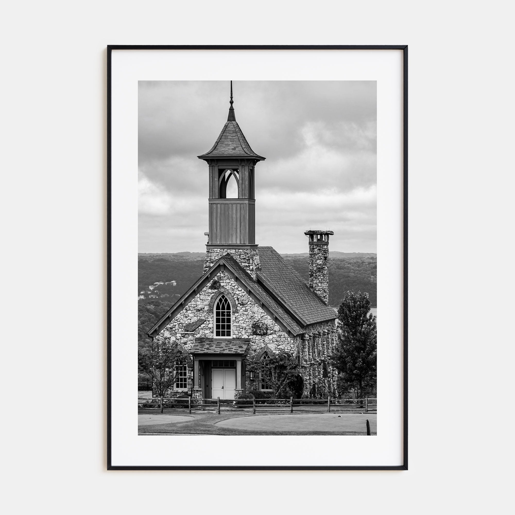 Branson Photo B&W Poster