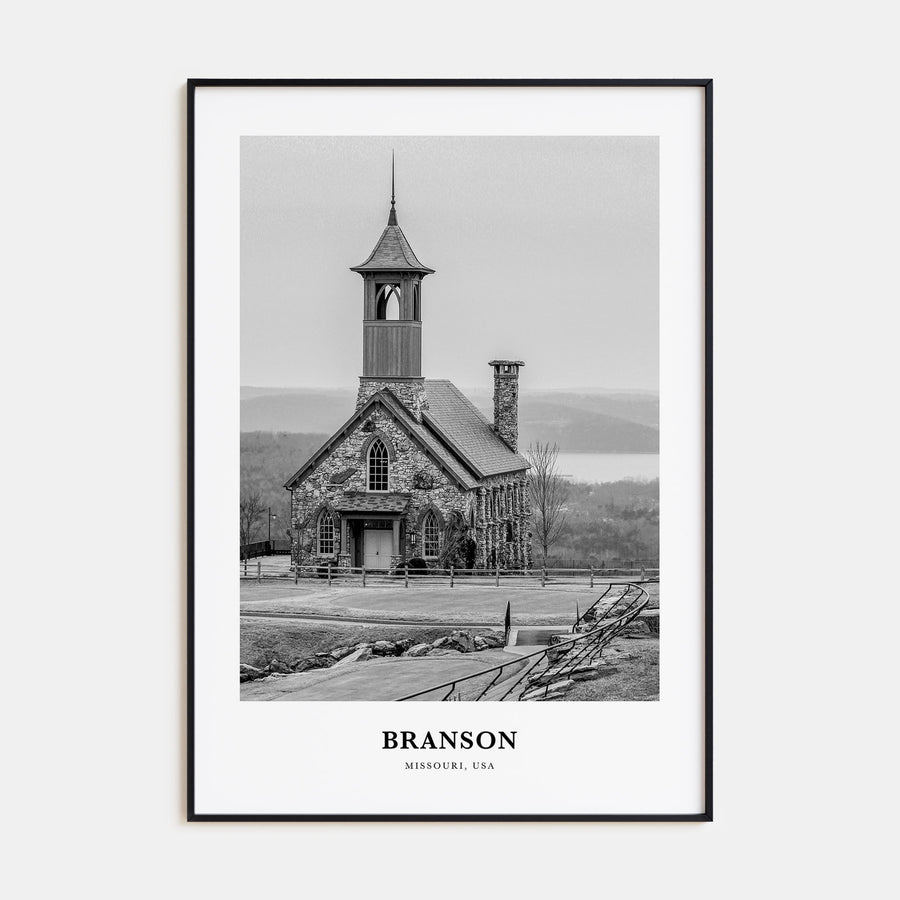 Branson Portrait B&W Poster