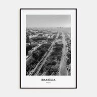 Brasília Portrait B&W No 1 Poster