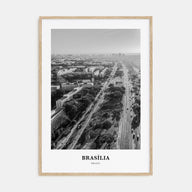 Brasília Portrait B&W No 1 Poster