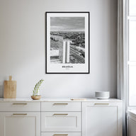 Brasília Portrait B&W No 2 Poster