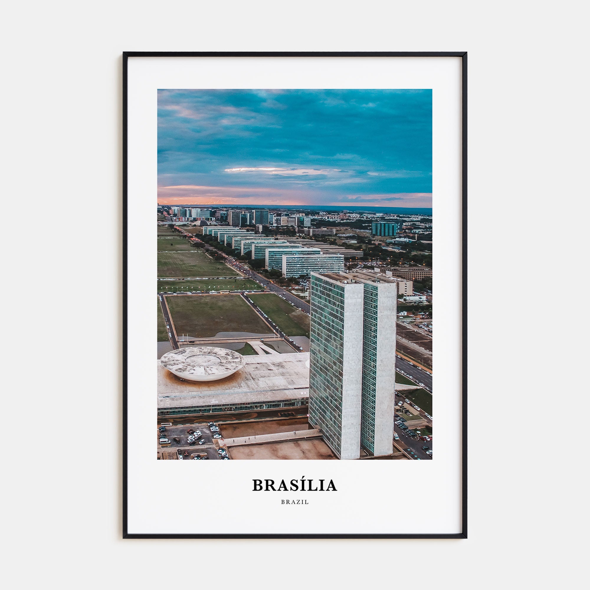 Brasília Portrait Color Poster