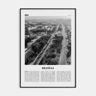 Brasília Travel B&W No 1 Poster