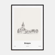 Brasov Drawn Poster