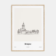 Brasov Drawn Poster