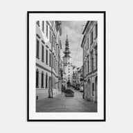 Bratislava Photo B&W Poster