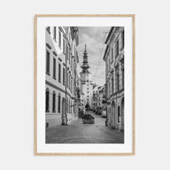 Bratislava Photo B&W Poster