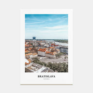 Bratislava Portrait Color Poster