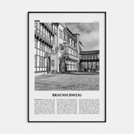 Braunschweig Travel B&W Poster